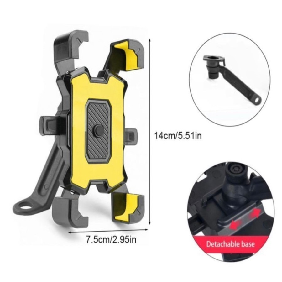 Holder motor hp GPS bracket spion