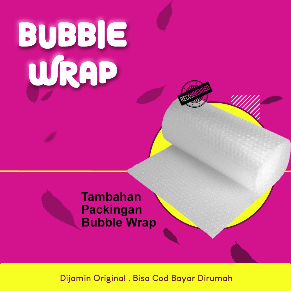 

Packingan Tambahan Bubble Wrap / Plastik Gelembung