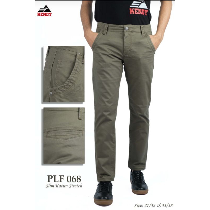 Celana Kendy Chino Panjang Pria Slimfit Original Premium