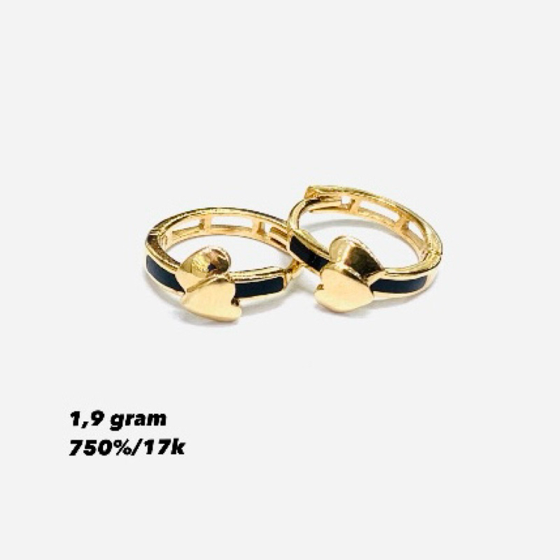anting emas fashion 750%/17k