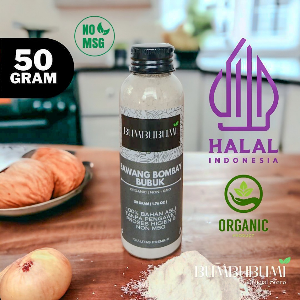 

Bumbubumi Bawang Bombay Bubuk / Onion Powder 50gr