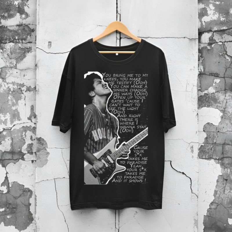 KAOS VINTAGE BRUNO MARS KAOS MUSIK