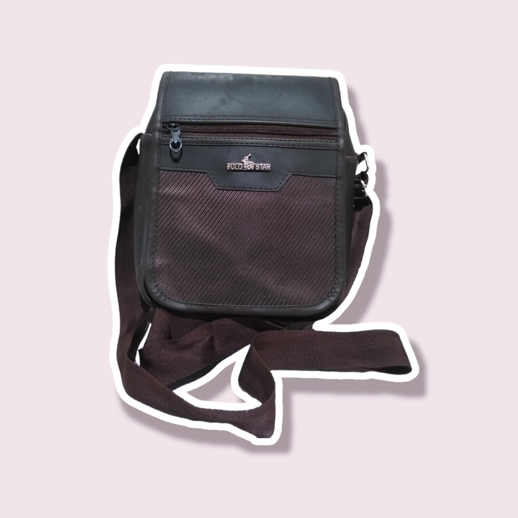 Tas Selempang Pria Hitam Murah Bagus Keren Bapak Bapak