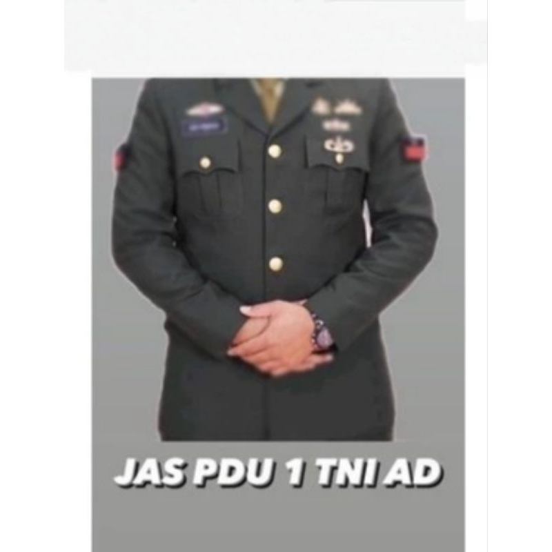 SERAGAM JAS PDU 1 DAN 4 TNI AD / PAKAIAN DINAS UPACARA TNI AD