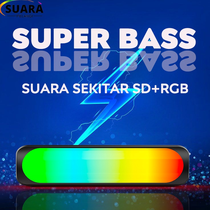 Or lespeker bluetooth speaker bass super music box full bass salon aktif loud soundbar speaker lapto