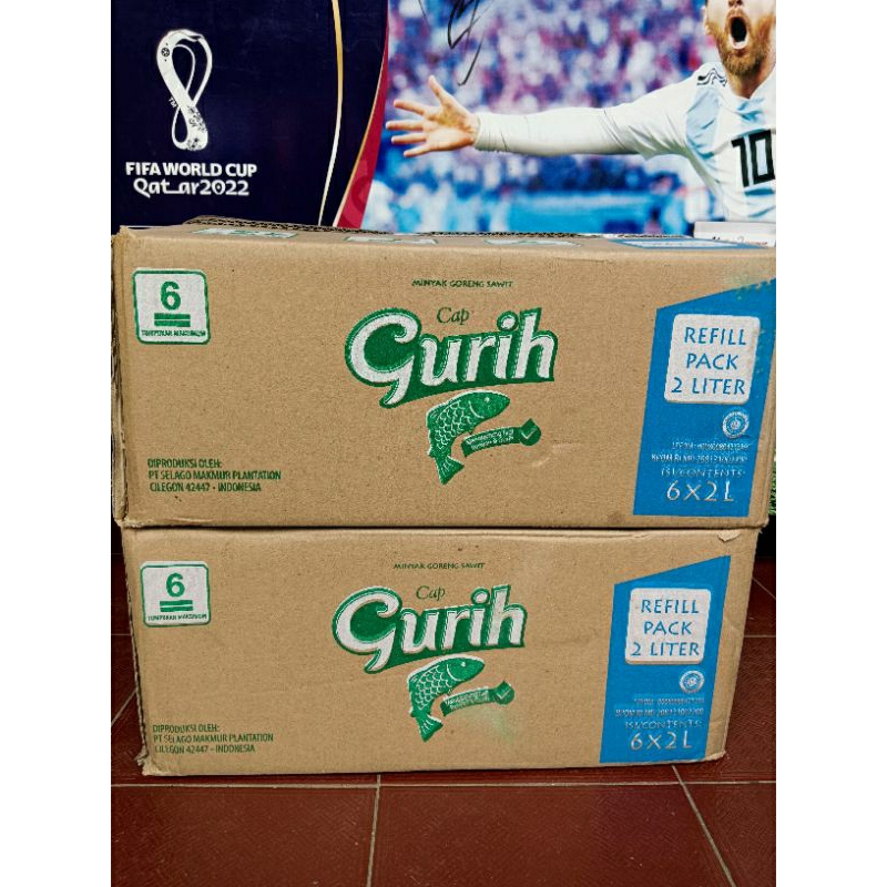 

Minyak Goreng Gurih 2 Liter 1 Dus - Via Gojek/Grab