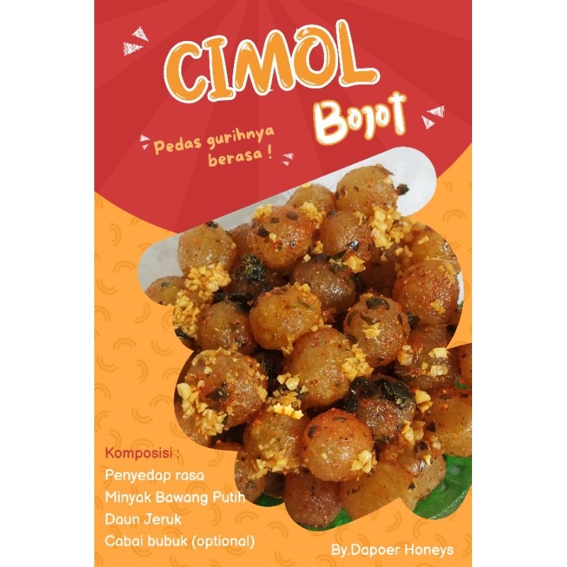 

Cimol Bojot / Cimol bojot Instan / Aci / Cilok / baso / baso aci / cemilan / cemilan pedas / gurih