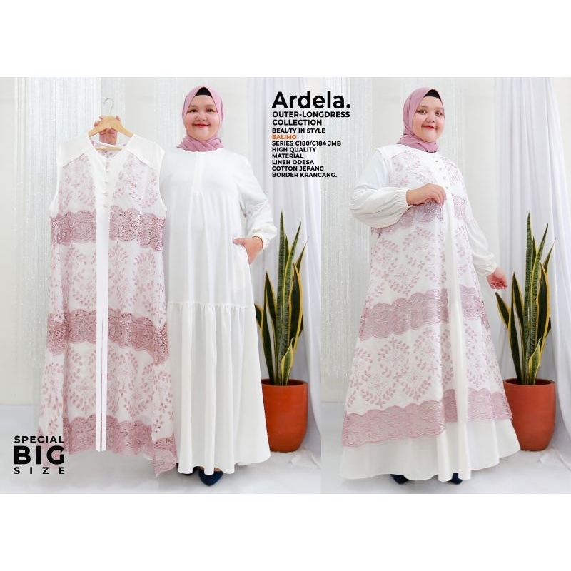gamis balimo jumbo terbaru /ardela dress by balimo jumbo