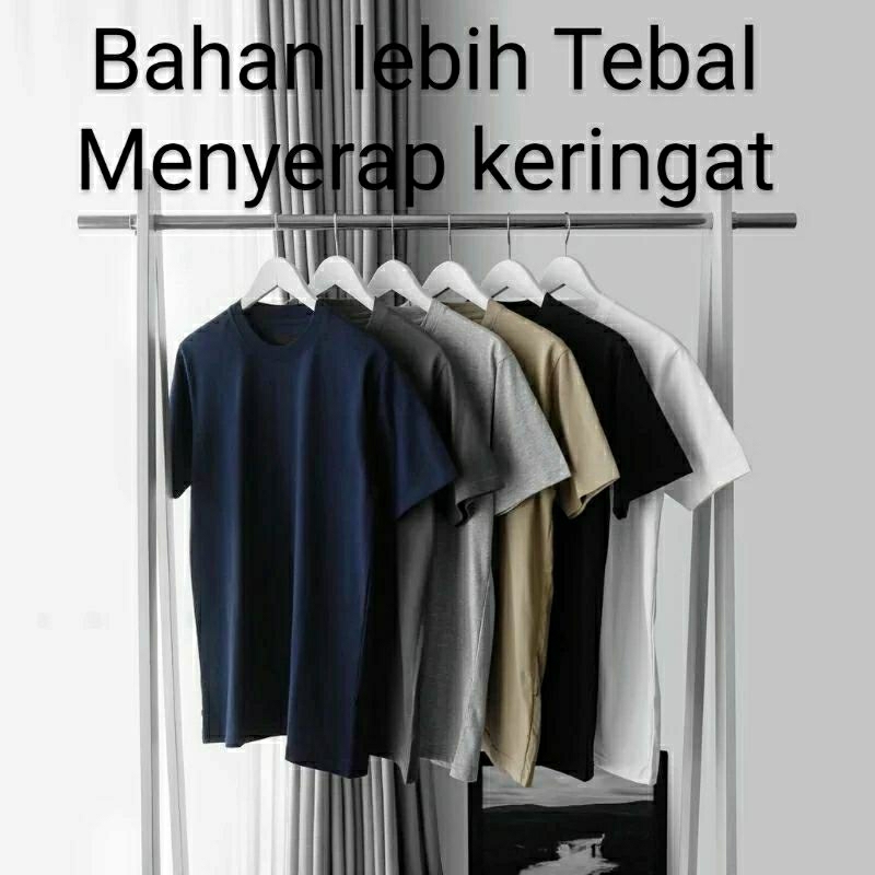 Kaos Polos Pria Pendek | Kaos Pria Polos