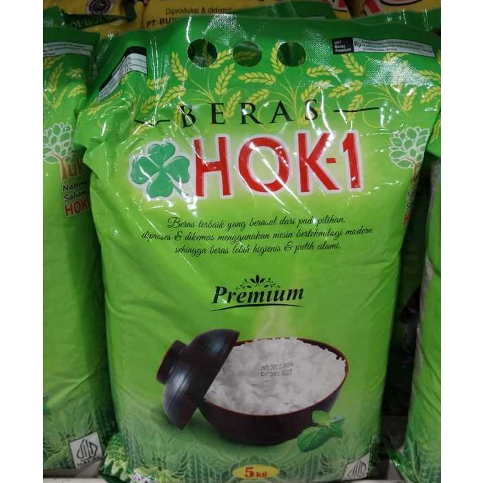 

Beras Premium Hok-1 Kemasan 5 kg