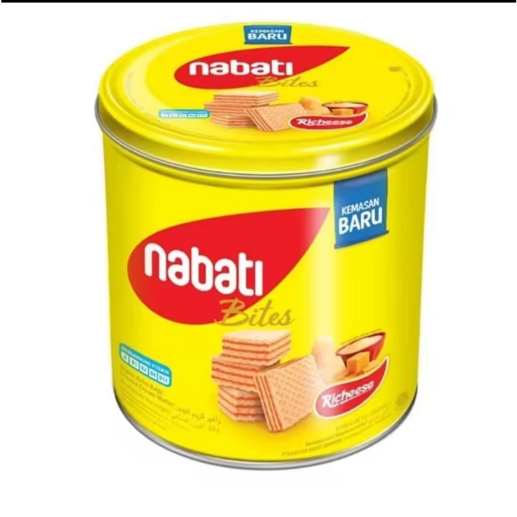 

Nabati Wafers 287gr Snack Wafer Kaleng