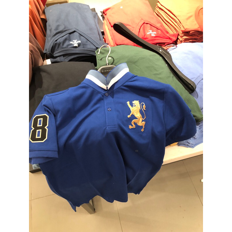 [ORIGINAL] Polo Giordano 3D Lion Blue
