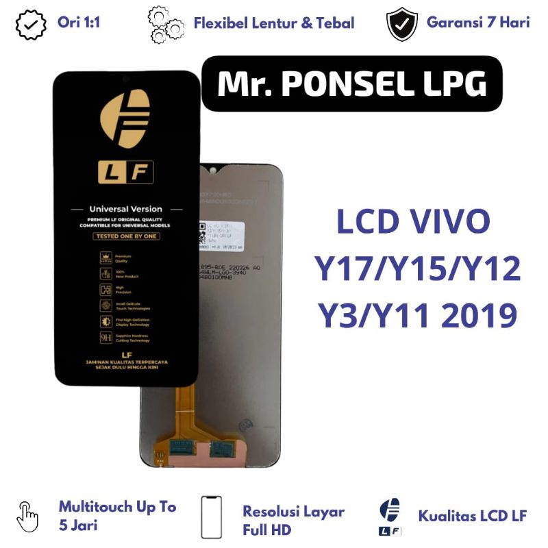 LCD VIVO Y12/Y15/Y17 FULL SET KWALITAS ORI LF