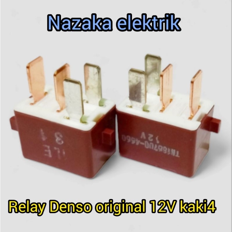 Relay Denso original kaki4 cokelat