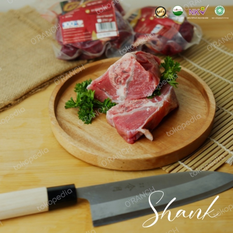 

Shank Grass Fed Organic/Daging Sapi Organik Sengkel KISI wahyu beef