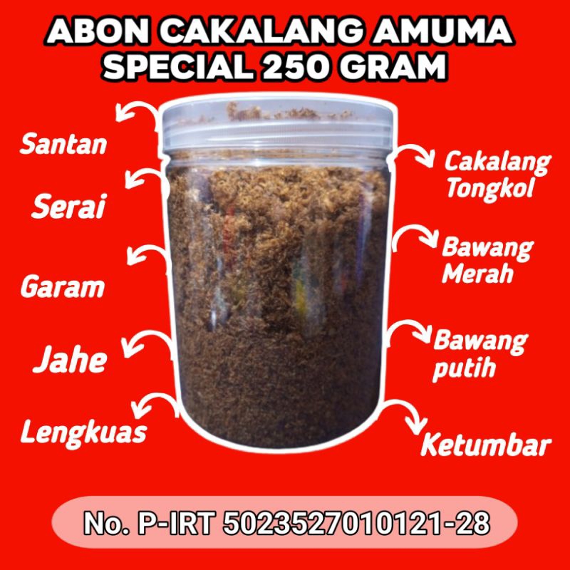 

Abon Cakalang Amuma 500 Gram