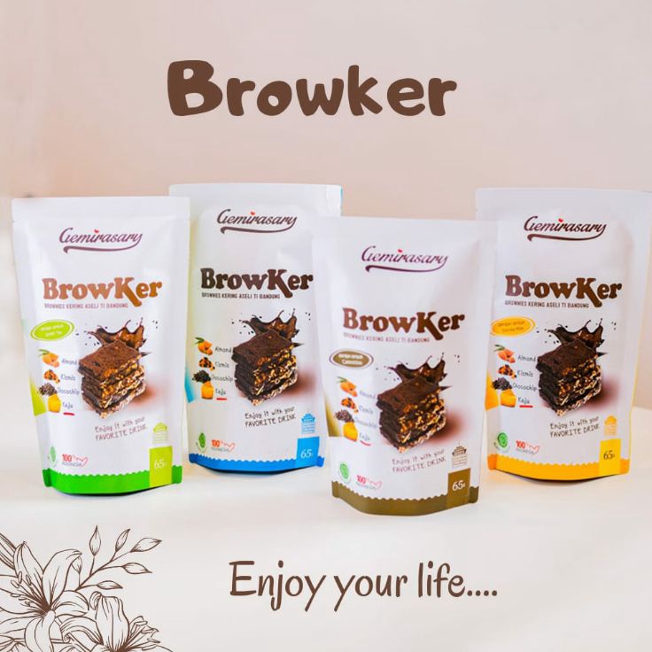 

Ekstra benefit Browker 65 gram Brownies Kering Keripik Brownies