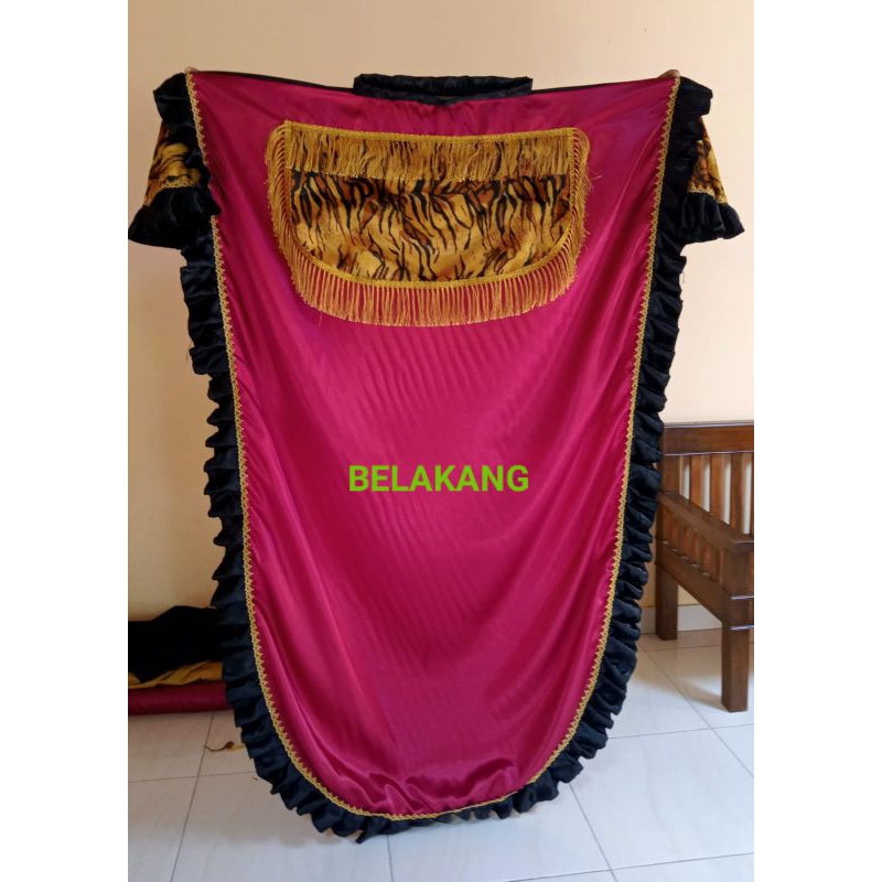 Kemul Rogoan Bludru Macan Dewasa / Kemul Barongan Rampak