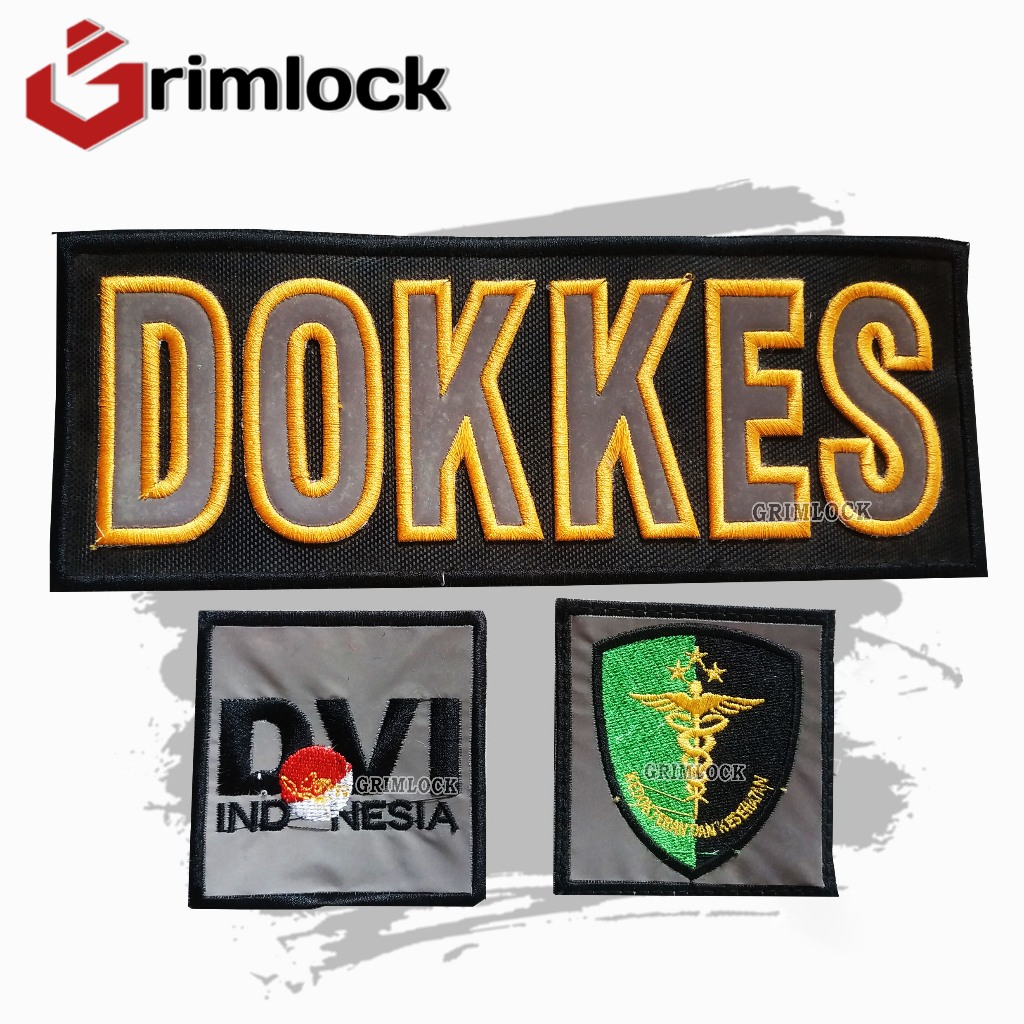 Logo Bordir Dokkes / Patch Logo Bordir