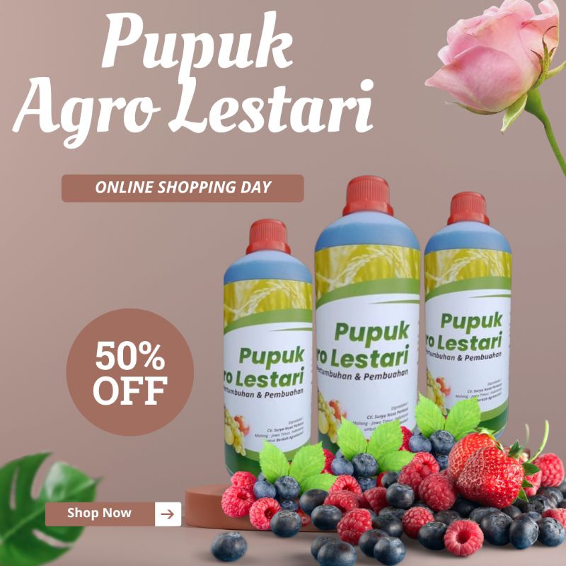 PUPUK PENYUBUR DAN PERANGSANG PEMBUAHAN AGRO LESTARI