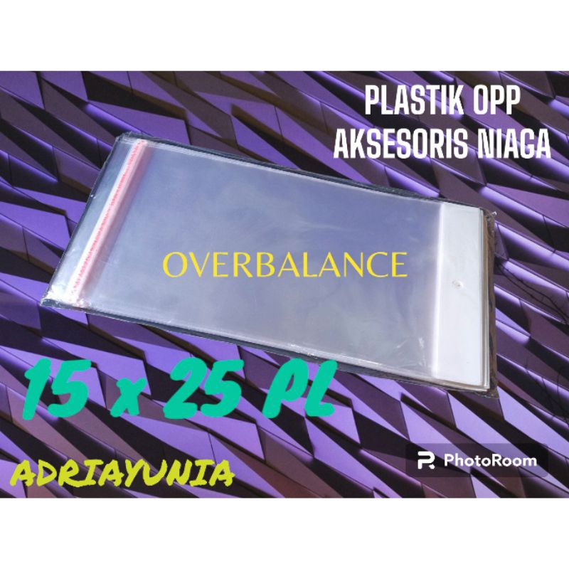 Plastik OPP 15 x 25 Aksesoris Niaga - Plastik Opp 15x25 Perlis - PL
