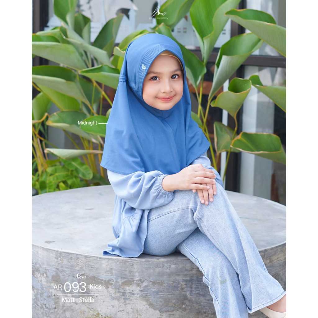 HIJAB ANAK - HIJAB STELLA - HIJAB ARRAFI - AR 093 KIDS - HIJAB ARRAFI KIDS 2024