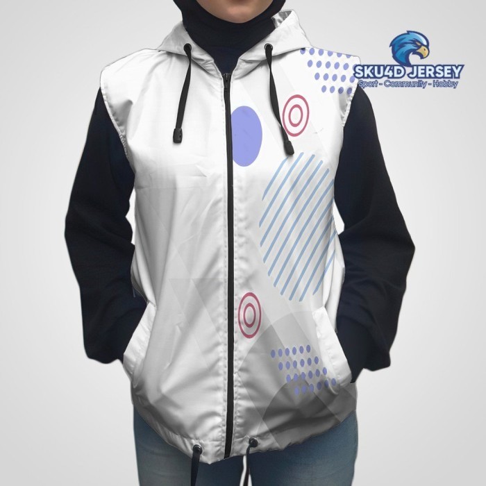 Rompi Vest Printing Parasut Sepeda Custom Full print, 09