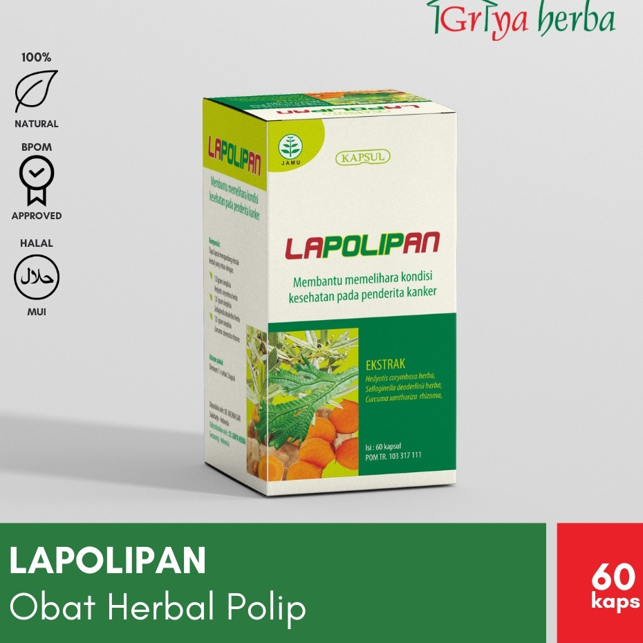 LAPOLIPAN Obat Untuk Polip Hidung - Obat Daging Jadi di dalam hidung - Penghilang Benjolan didalam H
