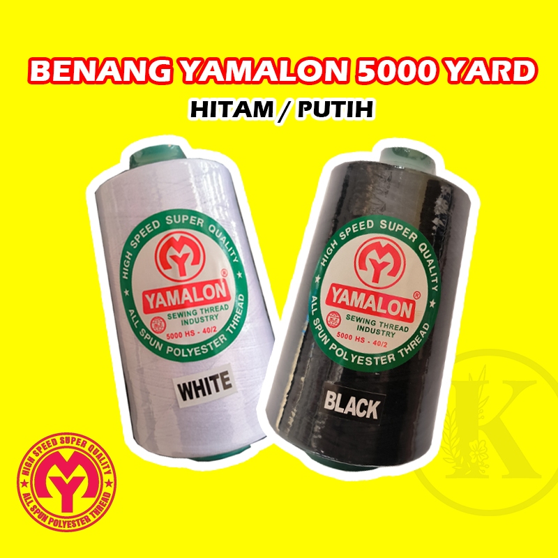 [5000y Yamalon] Benang Jahit Katun Polyester Thread High Speed Super Quality Besar