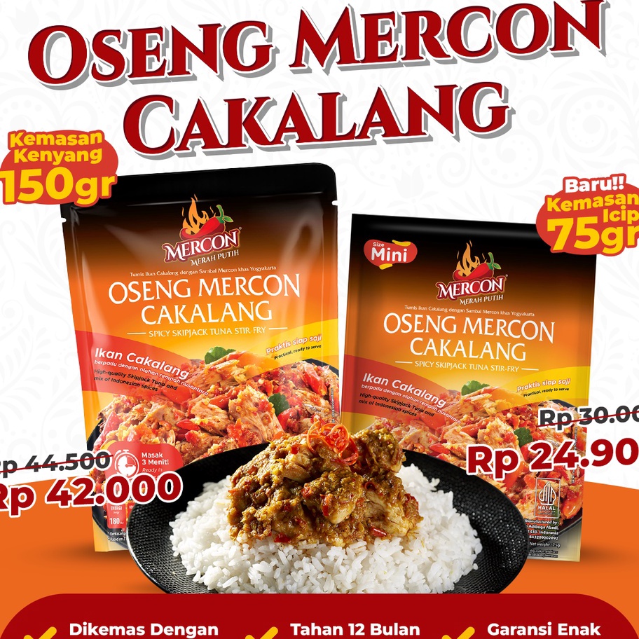 

PALING AMPUH Mercon Merah Putih Satuan Oseng Mercon Cakalang