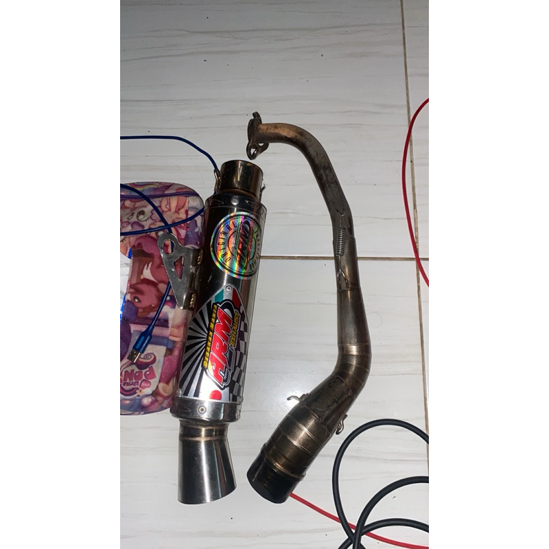knalpot arm aerox old