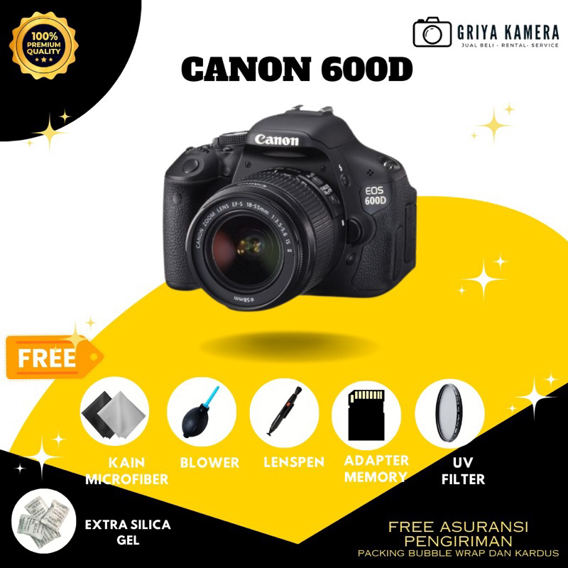 KAMERA CANON EOS 600D