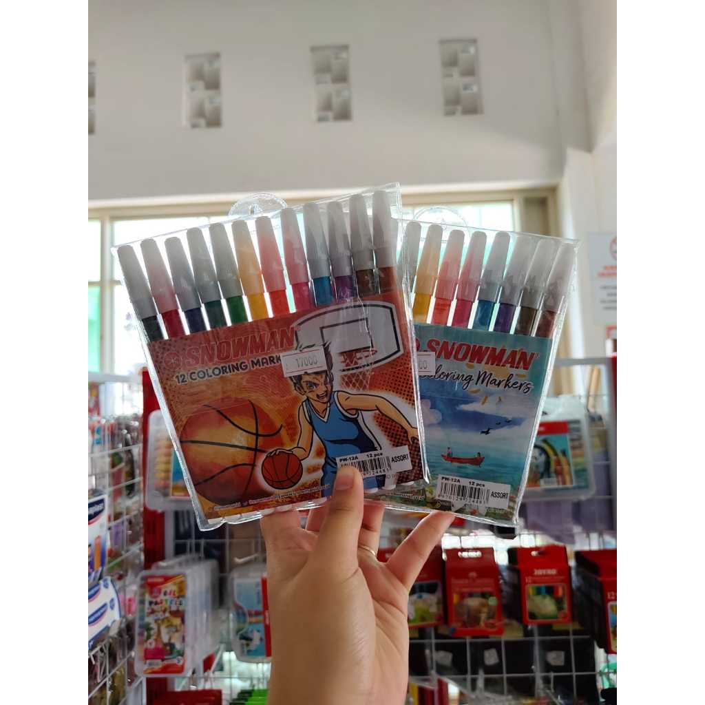 

Spidol Snowman 12 warna