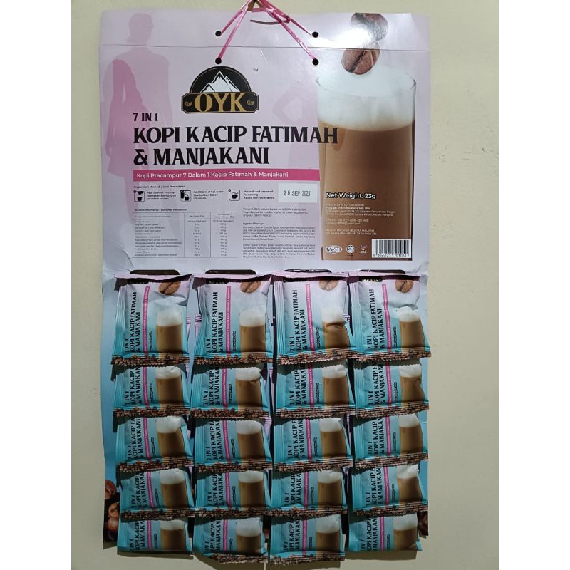 

Herbal Kopi Kacip Fatimah dan Manjakani.