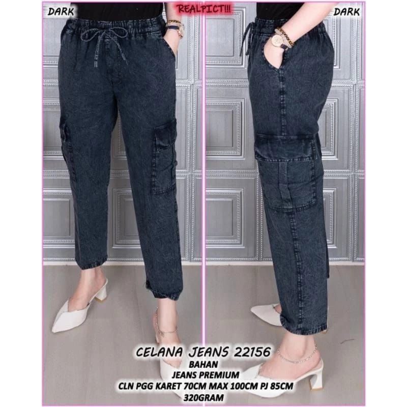 celana cargo panjang cewek anak tanggung