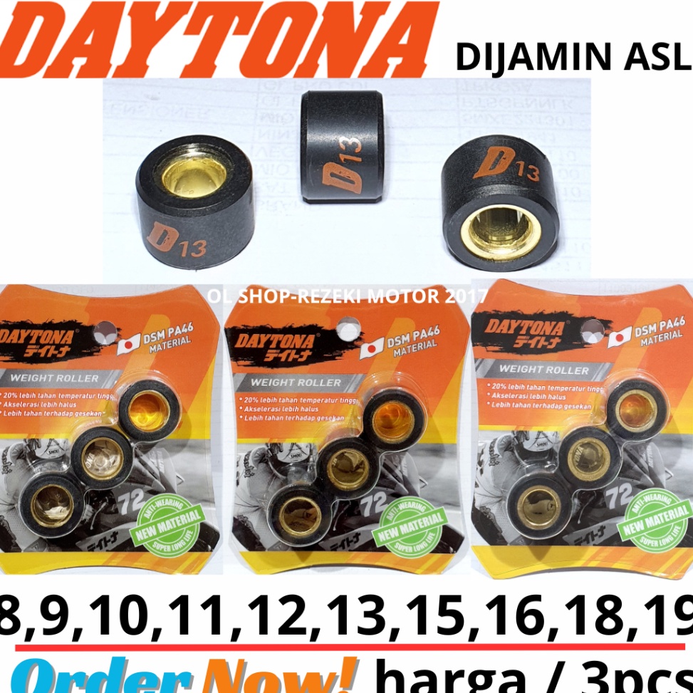 ROLLER VARIO 125 VARIO 15  PCX 15 PCX 16  GENIO BEAT LED SCOOPY 222 DAYTONA RACING HONDA