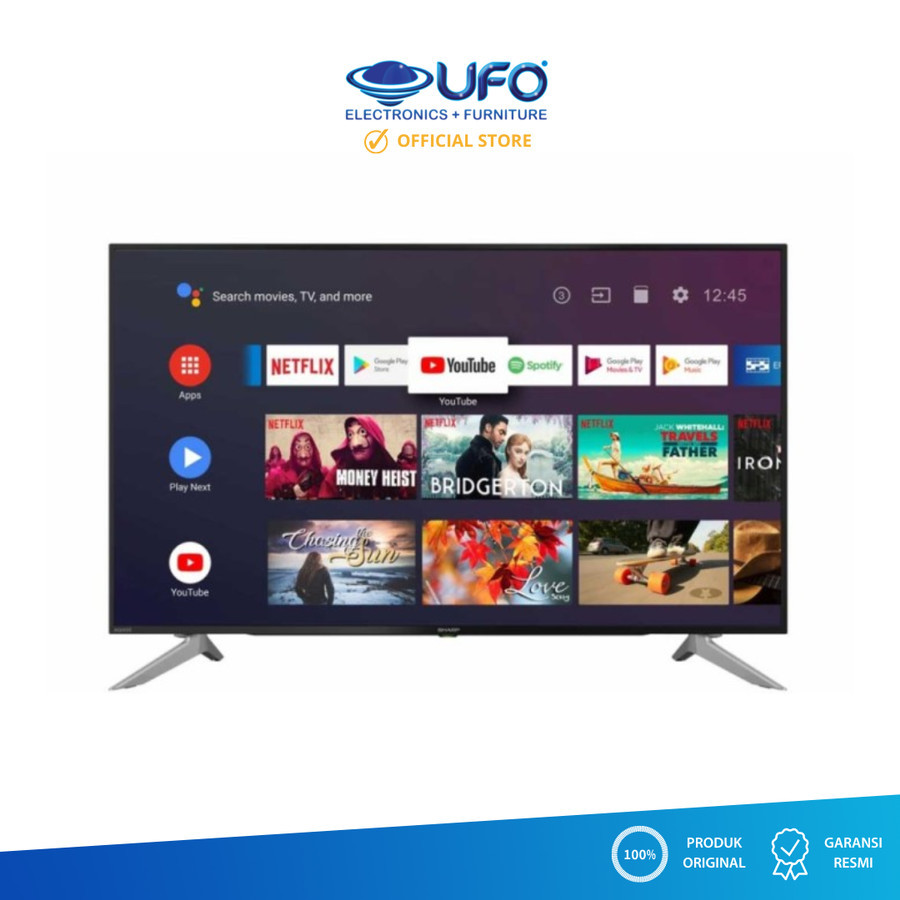 Sharp Led UHD 4K Smart Android TV 60 Inch 4TC60DL1X