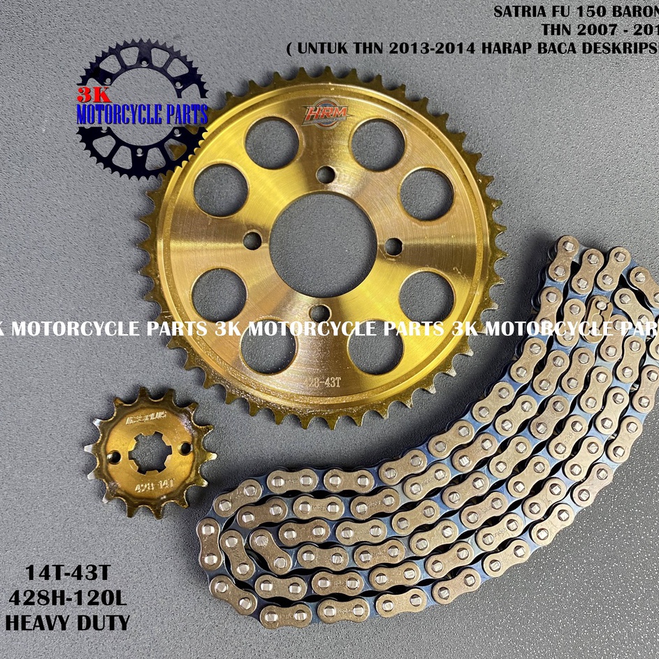 GEAR GIR SET GEAR GIR PAKET SATRIA FU 15 SATRIA FU 15 BARONG