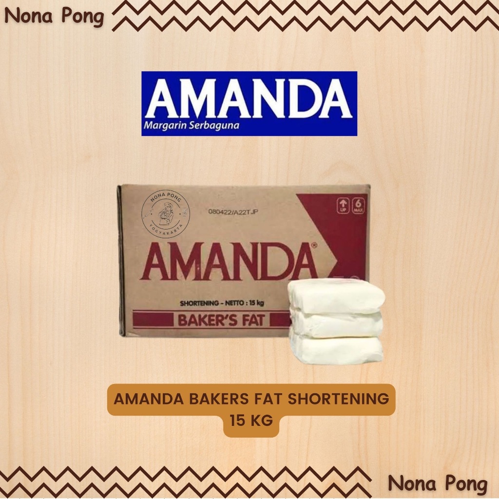 

Mentega putih | Bakers Fat Amanda Margarin 15kg