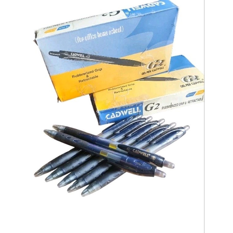 

Pulpen/bulpen/ballpoint/pena Gel Ink klik 0.5 CADWELL klik, isi 12pcs/1 lusin
