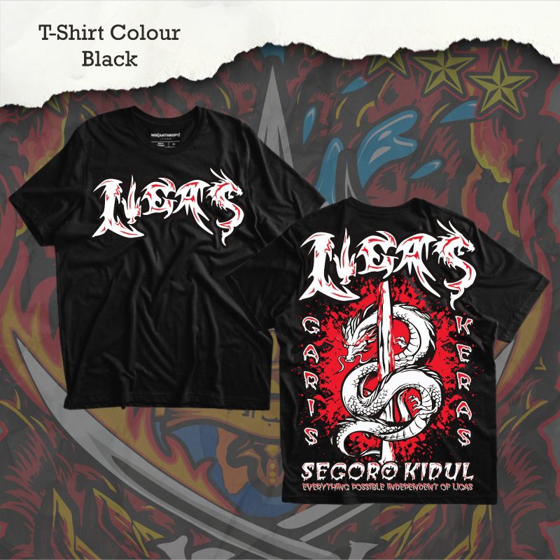 Kaos Pencak Silat Motif Ligas Garis Keras Segoro Kidul Desain Keren Sablon Dtf Premium