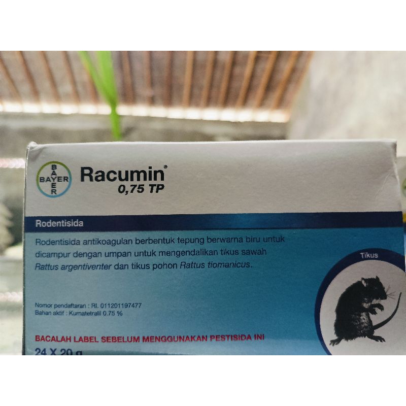 rodentisida RACUMIN 0,75 TP