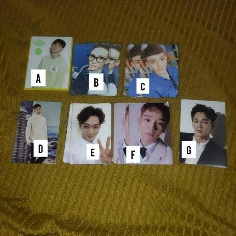 Official Photocard Chen EXO