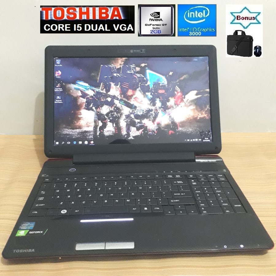 laptop Toshiba ram 4gb hardisk 500gb