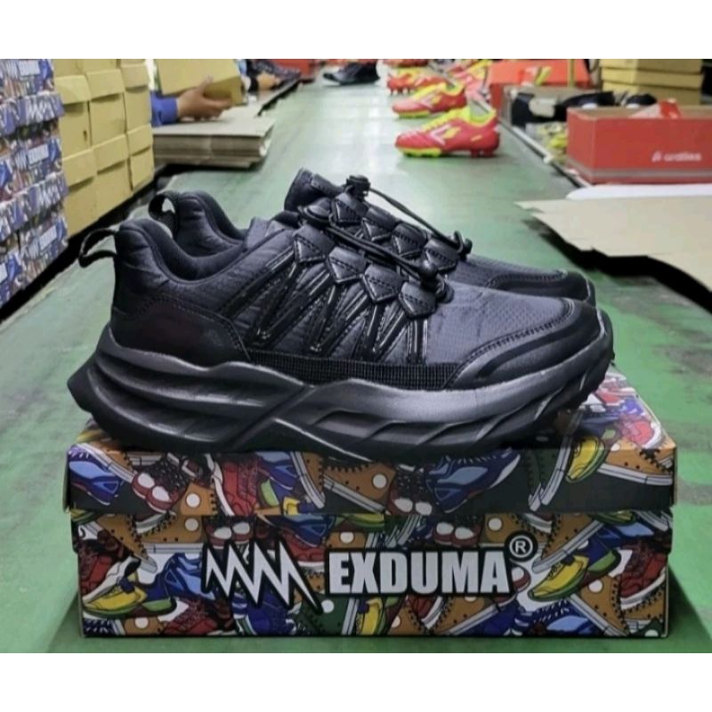 Sepatu Olahraga / Sepatu Running / Sepatu Exduma Hitam Terbaru