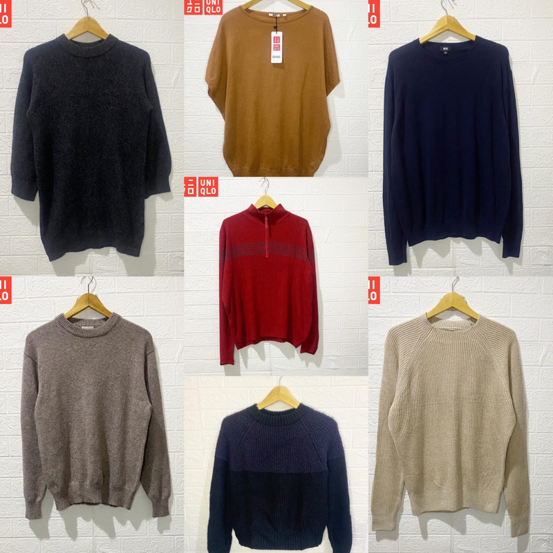 Uniqlo Knitwear (Rajut) sweater and cardigan