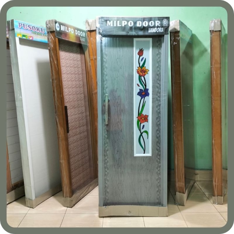 Pintu Kamar Mandi PVC | Pintu Toilet | Pintu WC | Pintu Plastik