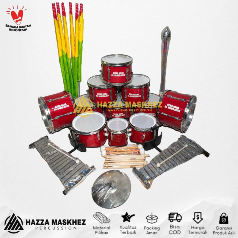 Drumband Anak TK PAUD Full Set 20 Personil Drumband Anak