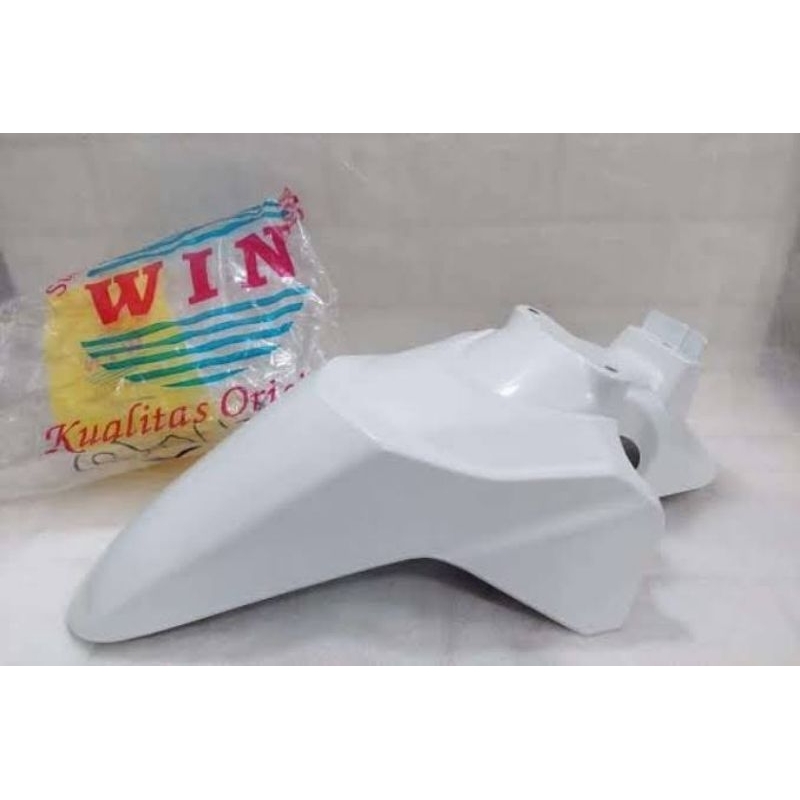 spakbor depan beat karbu putih slebor depan beat karbu putih