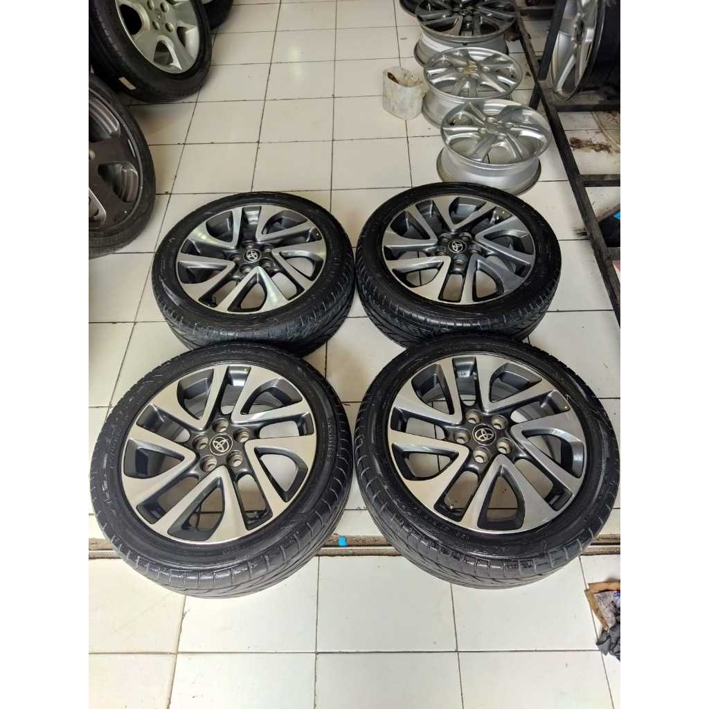 velg mobil bekas OEM SIENTA ring 16 pcd 5x100 untuk altis new avanza new xenia